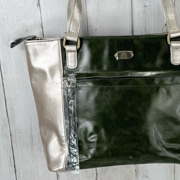 Genuine Leather Tote Handbag Aurielle by Carryland Shoulder Bag Large Size - Picture 8 of 14